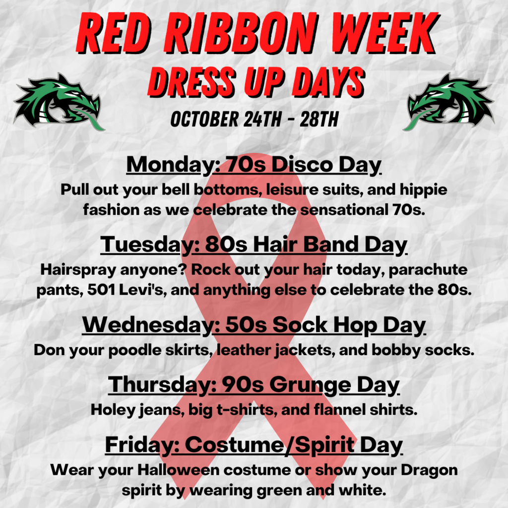 Red Ribbon Week dressup days